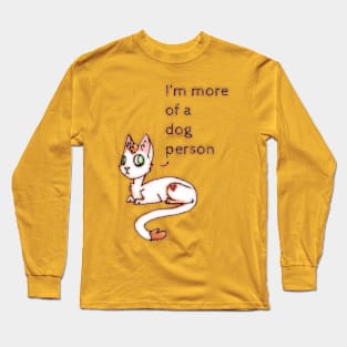 Cat Likes Dogs Long Sleeve T-Shirt